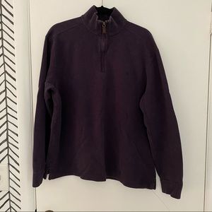 Men’s Polo Ralph Lauren Purple Quarter Zip Sweater